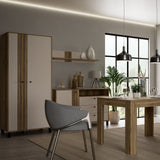 Wooden Wardrobe With 2 Doors - Grafton