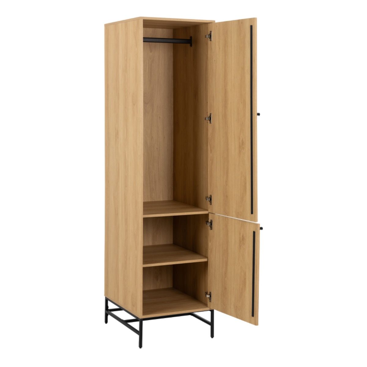 Wooden Wardrobe With 2 Doors - Albany