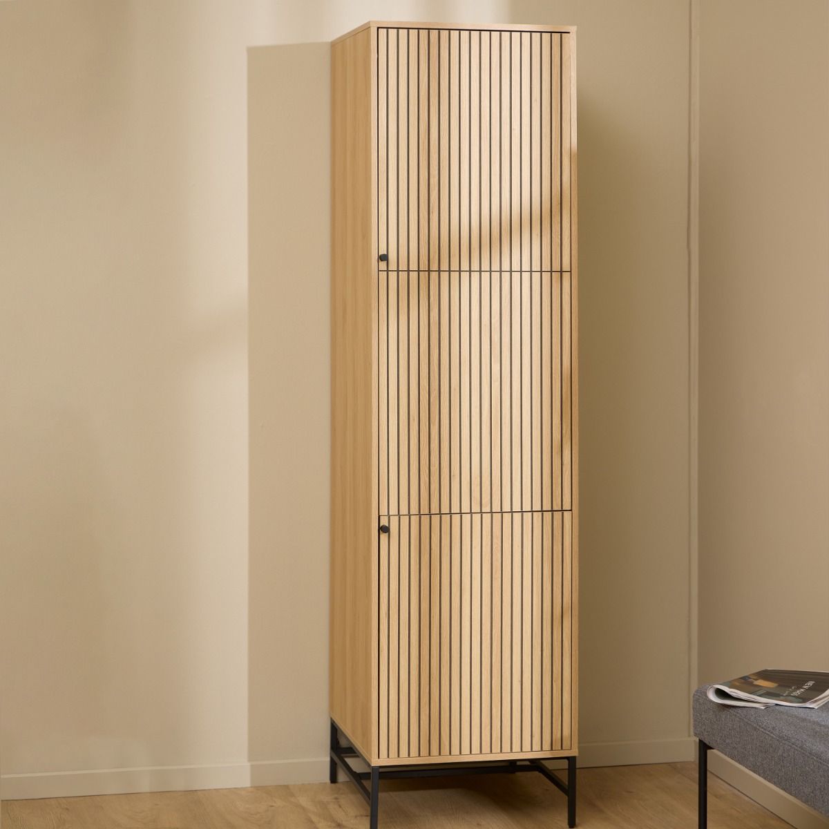 Wooden Wardrobe With 2 Doors - Albany