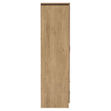 Wooden Wardrobe With 2 Doors And 2 Drawers - Charles