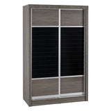 Wooden Wardrobe With 2 Sliding Doors - Lisbon