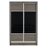 Wooden Wardrobe With 2 Sliding Doors - Lisbon