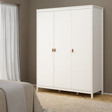 Wooden Wardrobe With 3 Doors - Barcelona
