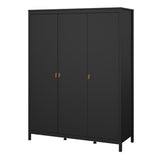 Wooden Wardrobe With 3 Doors - Barcelona