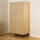 Wooden Wardrobe With 4 Doors - Albany